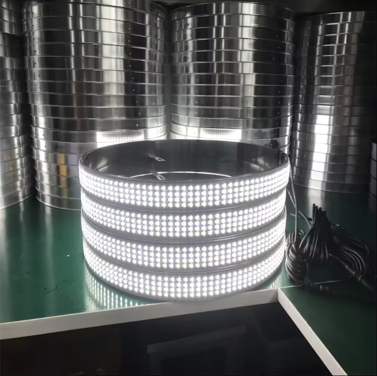 4 row pure white switch back wheel lights