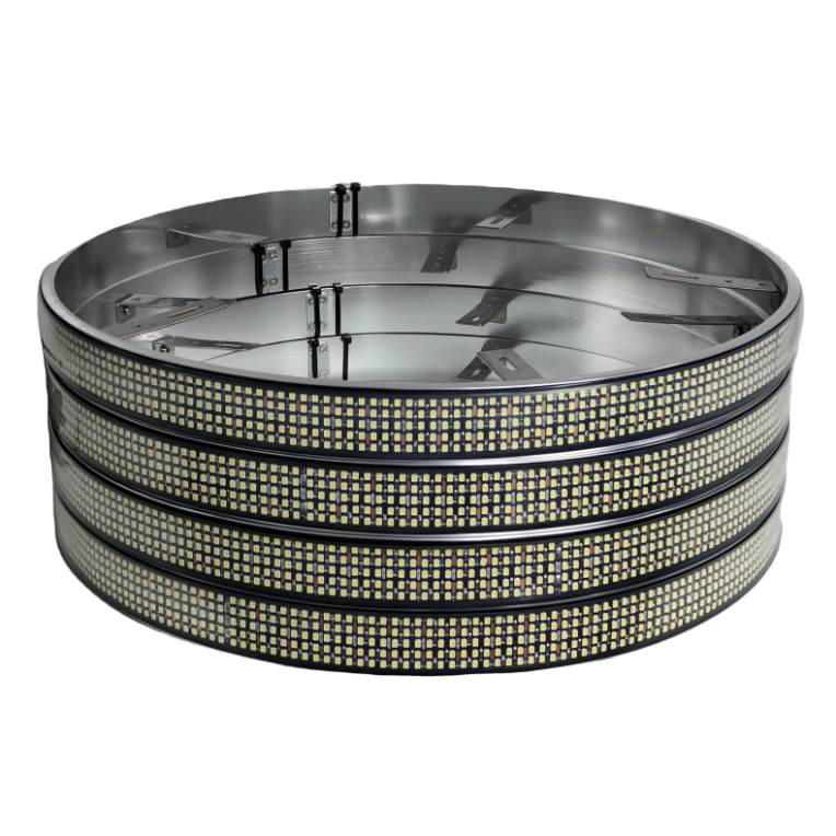 10 row pure white wheel lights