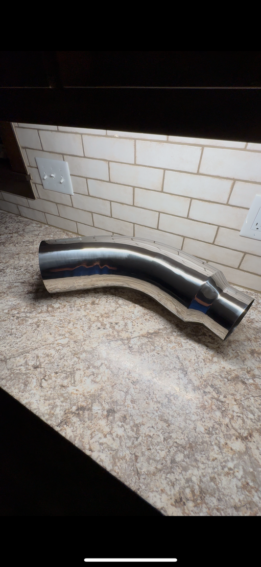 Polished elbow