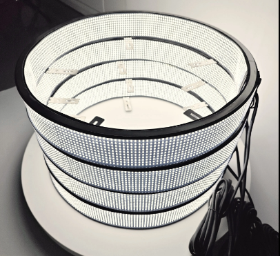 20 row pure white wheel lights